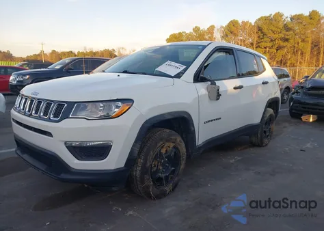 2020 Jeep Compass Sport 4X4 z USA, uszkodzony, nr VIN 3C4NJDAB7LT101537